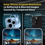 SwitchEasy LenShield Serisi iPhone 13 Pro Kamera Lens Koruyucu (Mavi)