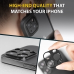 SwitchEasy LenShield Serisi iPhone 13 Pro Kamera Lens Koruyucu (Siyah)