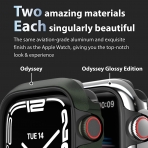 SwitchEasy Odyssey Apple Watch Koruyucu Klf (41mm)(MIL-STD-810G)-Green