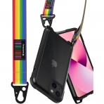 SwitchEasy Odyssey Serisi iPhone 13 Askl Klf (MIL-STD-810G)-Rainbow