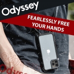 SwitchEasy Odyssey Serisi iPhone 13 Pro Askl Klf (MIL-STD-810G)-Classic Black