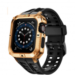T-ENGINE Apple Watch Kay (44mm)-Black/Rose Gold