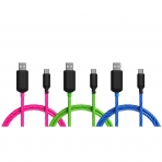 TAMO Light Up Micro USB Kablo (1 M)-Pink