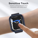 TAURI Apple Watch 9 Ekran Koruyucu (45mm)-Blue