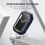 TAURI Apple Watch 9 45mm Bumper Klf-Blue