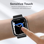 TAURI Apple Watch 9 45mm Bumper Klf-Clear