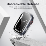 TAURI Apple Watch 9 45mm Bumper Klf-Clear