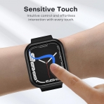 TAURI Apple Watch 9 45mm Bumper Klf-Black