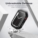 TAURI Apple Watch 9 45mm Bumper Klf-Black