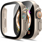 TAURI Apple Watch Ultra 3 49mm Bumper Klf-Titanium