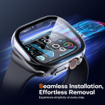 TAURI Apple Watch Ultra 3 49mm Bumper Klf-Clear