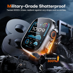TAURI Apple Watch Ultra 3 49mm Bumper Klf-Clear