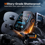 TAURI Apple Watch Ultra 3 49mm Bumper Klf-Black