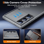 TAURI Galaxy S24 Ultra Standl� K�l�f-Gray