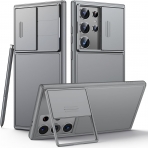 TAURI Galaxy S24 Ultra Standl� K�l�f-Gray
