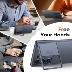 TAURI Galaxy S24 Ultra Standl� K�l�f-Black