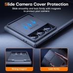 TAURI Galaxy S24 Ultra Standl� K�l�f-Black