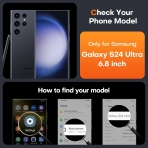 TAURI Galaxy S24 Ultra Standl� K�l�f-Black