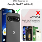 TAURI Google Pixel 11 Uyumlu Manyetik �effaf K�l�f-Clear