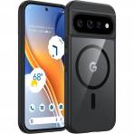 TAURI Google Pixel 11 Uyumlu Manyetik �effaf K�l�f-Black