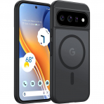 TAURI Google Pixel 11 Uyumlu Manyetik �effaf K�l�f-Matte Black