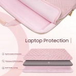TIMOVO MacBook Air/Pro Uyumlu anta(15.6 in)-Pink