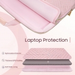 TIMOVO MacBook Air/Pro Uyumlu anta(15.6 in)-Pink