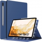 TMOVO Manyetik Samsung Galaxy Tab S8 Klf (11 in)-Navy Blue