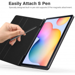 TMOVO Manyetik Galaxy Tab S6 Lite Klf (10.4 in)-Black