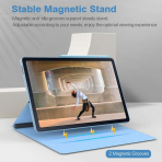 TMOVO Manyetik Galaxy Tab S6 Lite Klf (10.4 in)-Light Blue