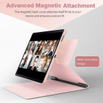 TMOVO Manyetik Galaxy Tab S6 Lite Klf (10.4 in)-Light Pink