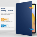 TMOVO Manyetik Galaxy Tab S6 Lite Klf (10.4 in)-Navy Blue