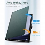 TMOVO Rotating Galaxy Tab A9 Plus Klf -Midnight Green