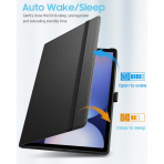 TMOVO Galaxy Tab S10 Plus/S9 Plus Rotating Klf -Black 