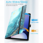 TMOVO Galaxy Tab S10 Plus/S9 Plus Rotating Klf -Gilding 