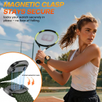 TOCOL �rg�l� Manyetik Esnek Apple Watch Kordonu-Alpine Green