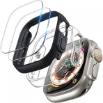 TOCOL Apple Watch Ultra 49mm Bumper Klf-Black Clear