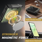 TONGATE Galaxy Z Flip 8 Ekran Koruyuculu Standl� K�l�f-Green