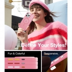 TORRAS Apple iPhone 15 Pro Max Darbeye Dayankl MagSafe Uyumlu Klf-Pink Titanium