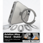 TORRAS Apple iPhone 16 Pro Max Ostand Klf-Natural Titanium 