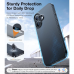 TORRAS Apple iPhone 16 Plus Manyetik Slim Klf -Black 