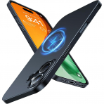 TORRAS Apple iPhone 16 Plus Manyetik Slim Klf -Black 