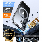 TORRAS Apple iPhone 16 Plus Ostand Spin Klf-Clear
