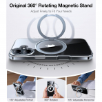 TORRAS Apple iPhone 16 Plus Ostand Spin Klf-Clear