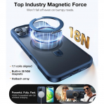 TORRAS Apple iPhone 16 Pro Ostand Klf-Navy Blue
