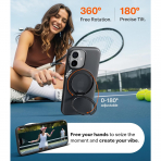 TORRAS Apple iPhone 17 Ostand Fitness Klf-Obsidian Black