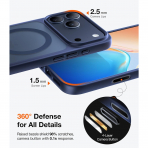 TORRAS Apple iPhone 17 Pro Max Manyetik K�l�f-Blue