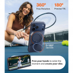 TORRAS Apple iPhone 17 Pro Max Ostand Fitness Klf-Deep Blue