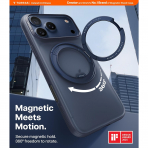 TORRAS Apple iPhone 17 Pro Max Ostand Fitness Klf-Deep Blue