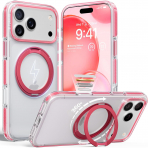 TORRAS Apple iPhone 17 Pro Max Ostand Fitness Klf-Clear Pink